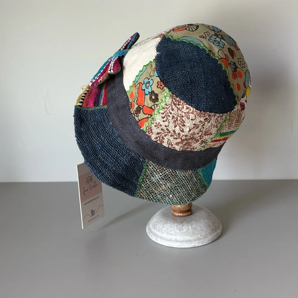 Ark Fair Trade Hemp Bucket Hat Lined NEW - Picture 3 of 7
